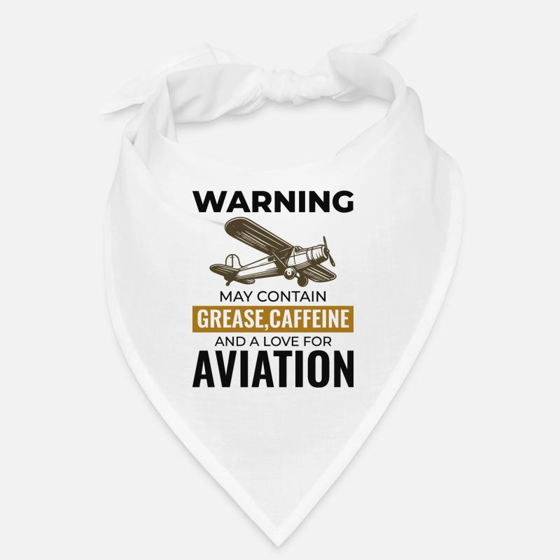 Fluggerätmechaniker Luftfahrttechniker Kaffee Humor Bandana