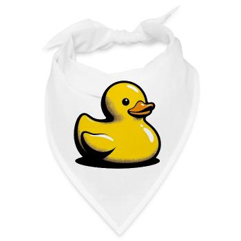 Ente Ente Ente Ente Ente - Bandana - Weiß - Vorne
