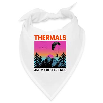 Gleitschirm Pilot Gleitschirm Abenteuer Thermik - Bandana - Weiß - Vorne
