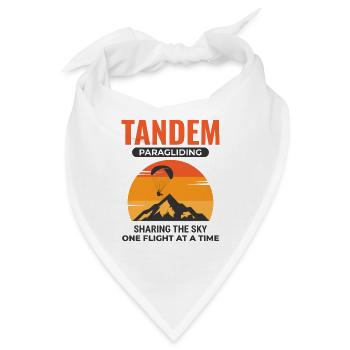 Tandem Gleitschirm Pilot Gleitschirm Extremsport - Bandana - Weiß - Vorne