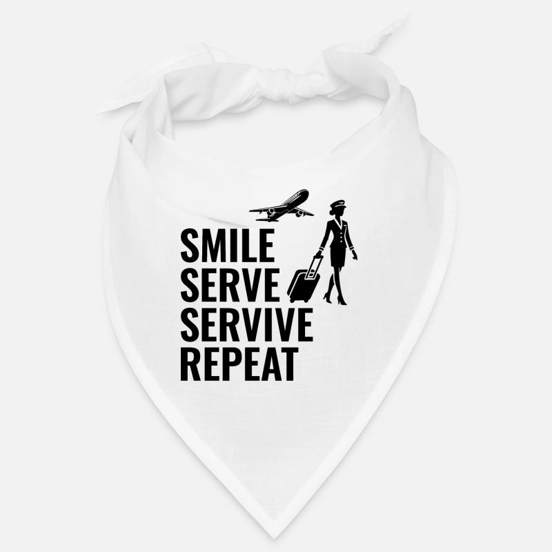 Flugbegleiter Flugpersonal Bandana