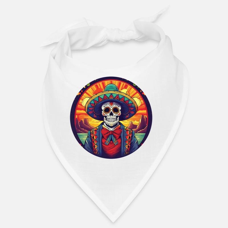 5 de Mayo Party Drinko de Mayo Sugar Skull Sombr Bandana