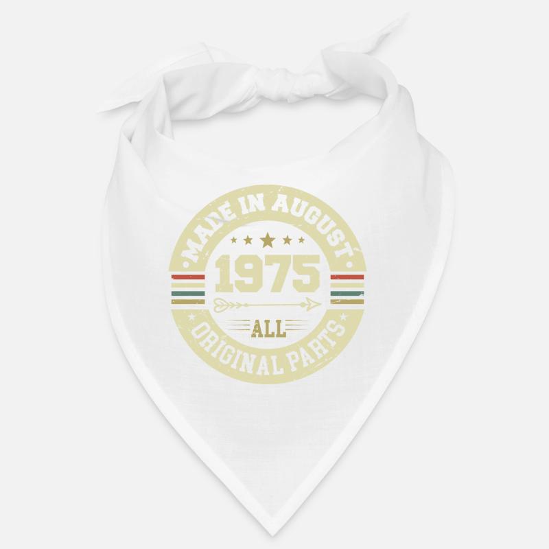 August 1975 Geburtstagsgeschenk August 1975 August Bandana