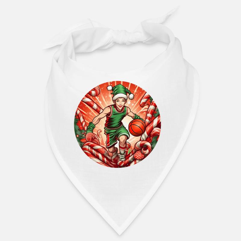 Basket-ball elfe de Noël Bandana