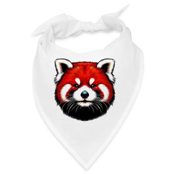 Kleiner Panda - Bandana - Weiß - Vorne