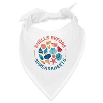 Muscheln Sammler Strandräuber Muschel - Bandana - Weiß - Vorne