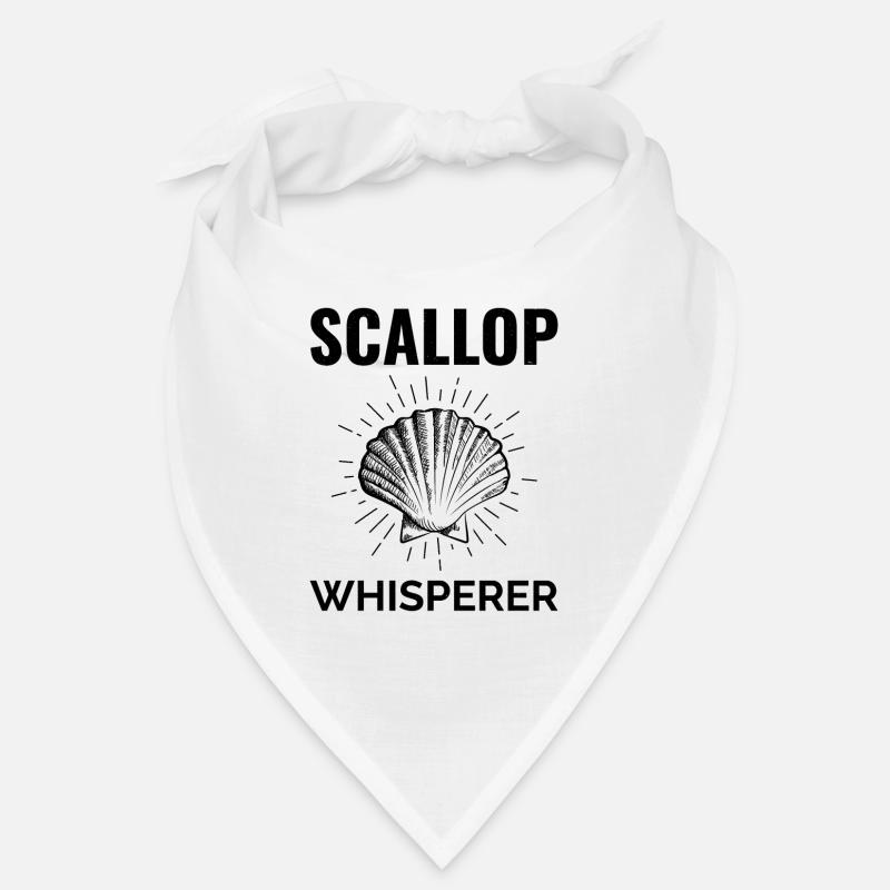 Scallop Seashells Collector Beachcomber Shellfish Bandana