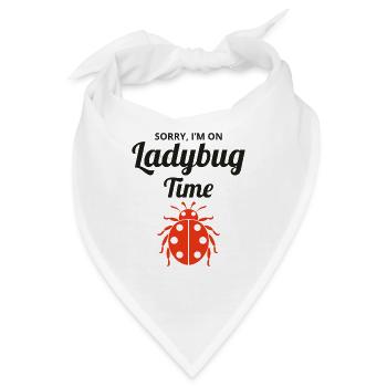 Marienkäfer Insektensammler Entomologie Entomologe - Bandana - Weiß - Vorne