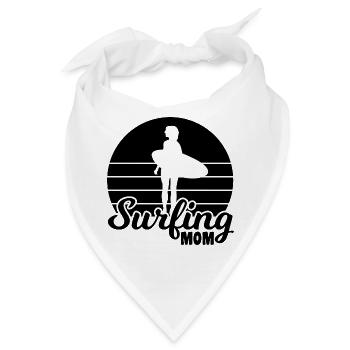Surfer Mama - Bandana - Weiß - Vorne