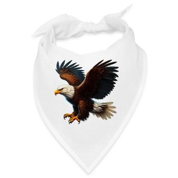 Adler - Bandana - Weiß - Vorne