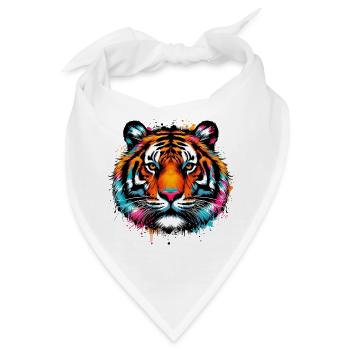 Tiger - Bandana - Weiß - Vorne