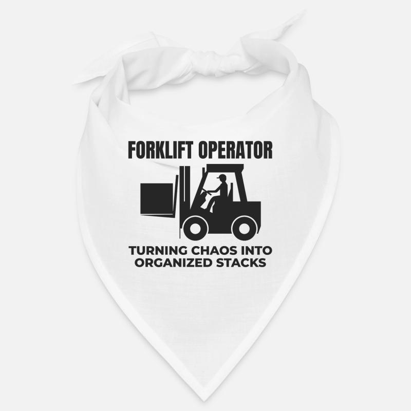 Forklift Operator Heavy Equipment Driver Humor Bandana