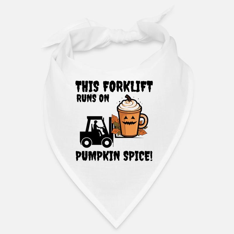 Halloween Pumpki Space Gabelstapler Fahrer Bandana