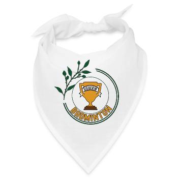 Badminton Turnier Sieg Gewinner Badmintonspielerin - Bandana - Weiß - Vorne