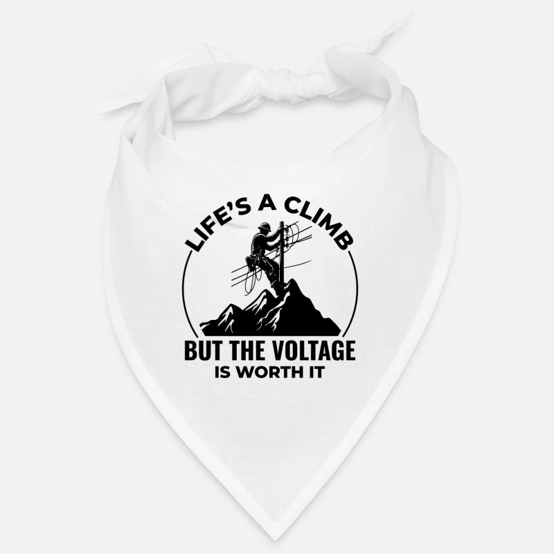 Lineman Voltage Climb Power Work Inspirant Bandana