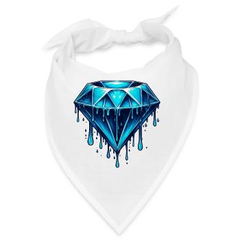 Diamant - Bandana - Weiß - Vorne