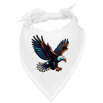 Adler - Bandana - Weiß - Vorne