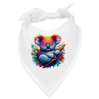 Koala - Bandana - Weiß - Vorne