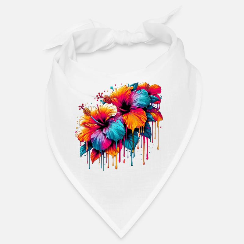 Fleurs d’hibiscus Bandana