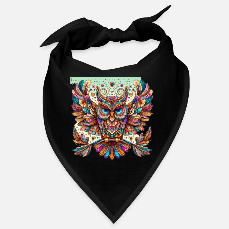 Muster Eule Bandana