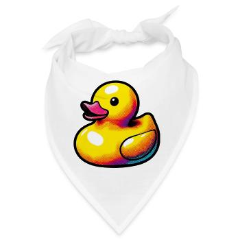 Ente Ente Ente Ente Ente - Bandana - Weiß - Vorne