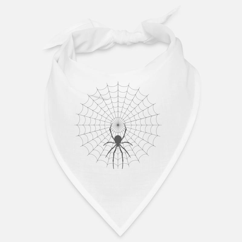 Spider Web Silhouette Bandana