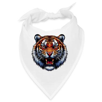 Tiger - Bandana - Weiß - Vorne
