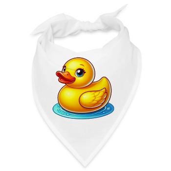 Ente Ente Ente Ente Ente - Bandana - Weiß - Vorne