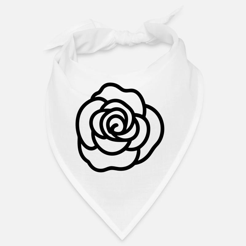 Fleur rose Bandana