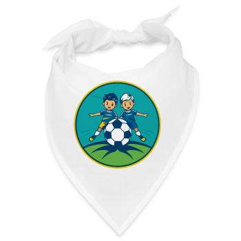 Fußball F-Jugend - Bandana - Weiß - Vorne