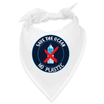 Retten Sie den Ozean - Bandana - Weiß - Vorne