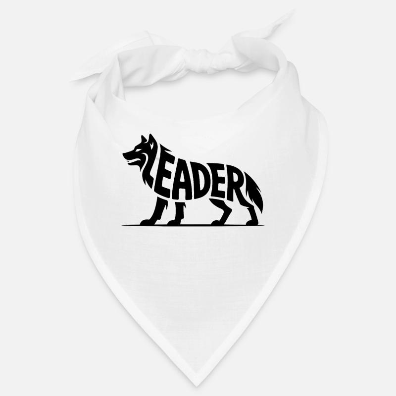 Leader - Moivational Wolf Logo Bandana