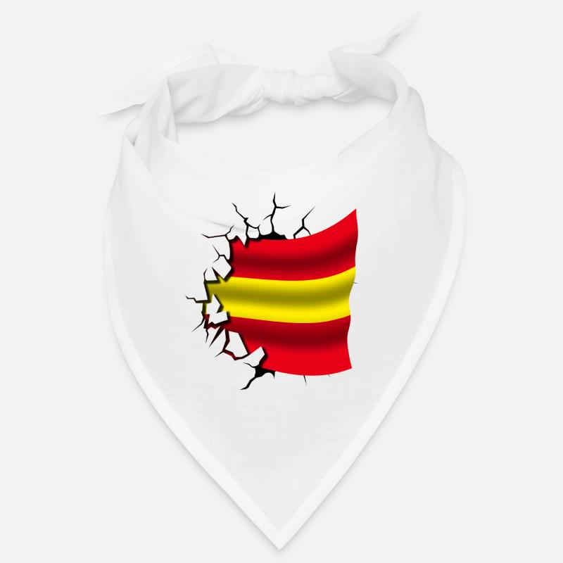 Drapeau de l’Espagne - Espagne - Drapeau Broken Design Bandana