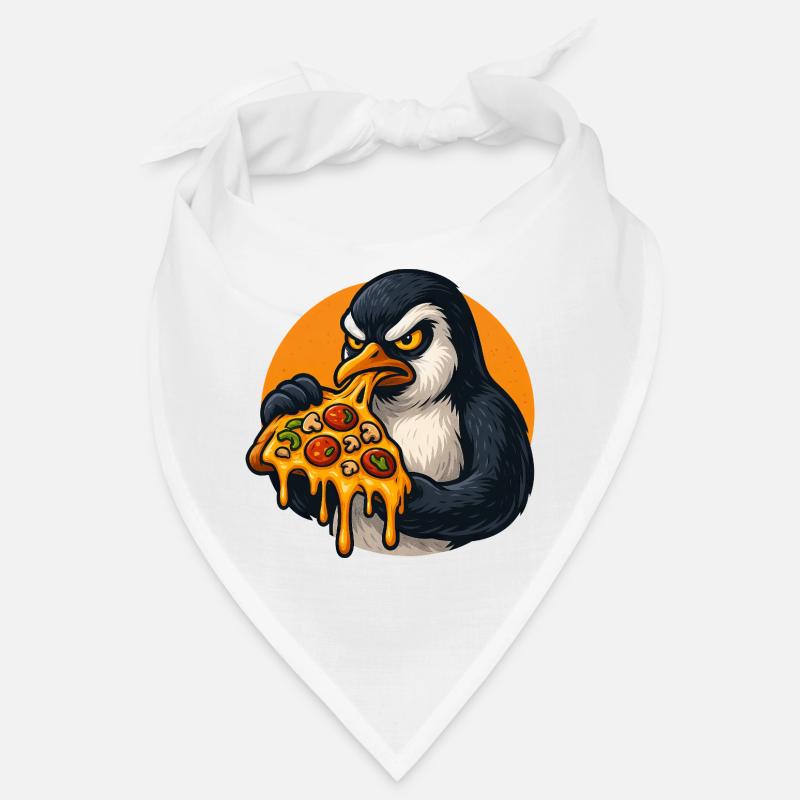 Determined Penguin Pizza Cuisine Italienne Bandana