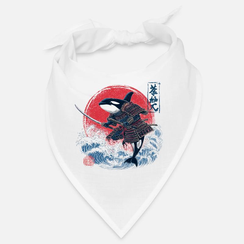 Orca Samurai Design – Killer Whale with Katana Bandana