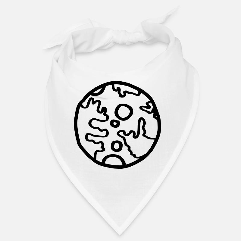 Planet Space Doodle Einfach Bandana