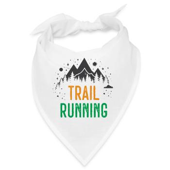 Trailrunning - Bandana - Weiß - Vorne