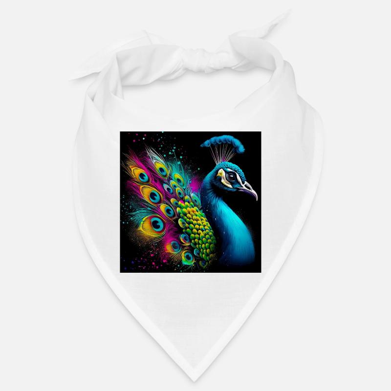 peacock Bandana