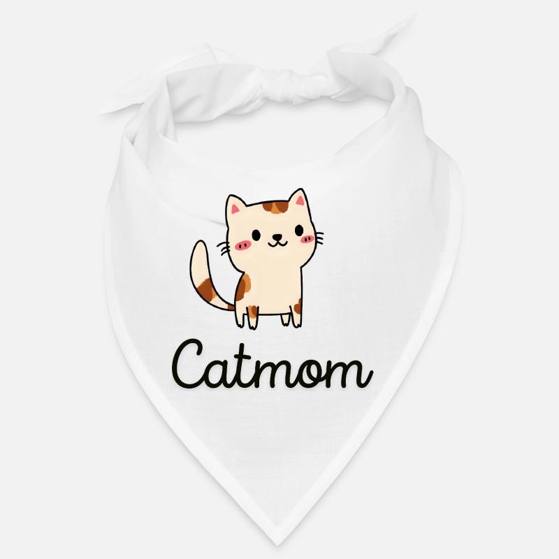 Design de chat mignon avec charme Bandana