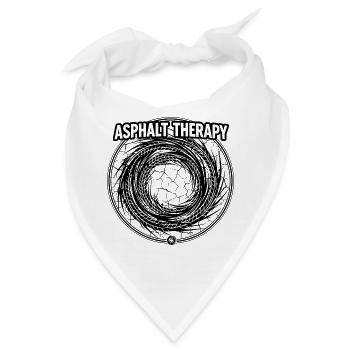 Asphalt Therapy - Bandana - Weiß - Vorne