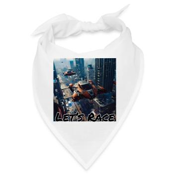 Futuristische Weltraumtransport-Mission - Bandana - Weiß - Vorne