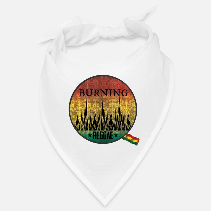 Emblème Reggae brûlant Bandana