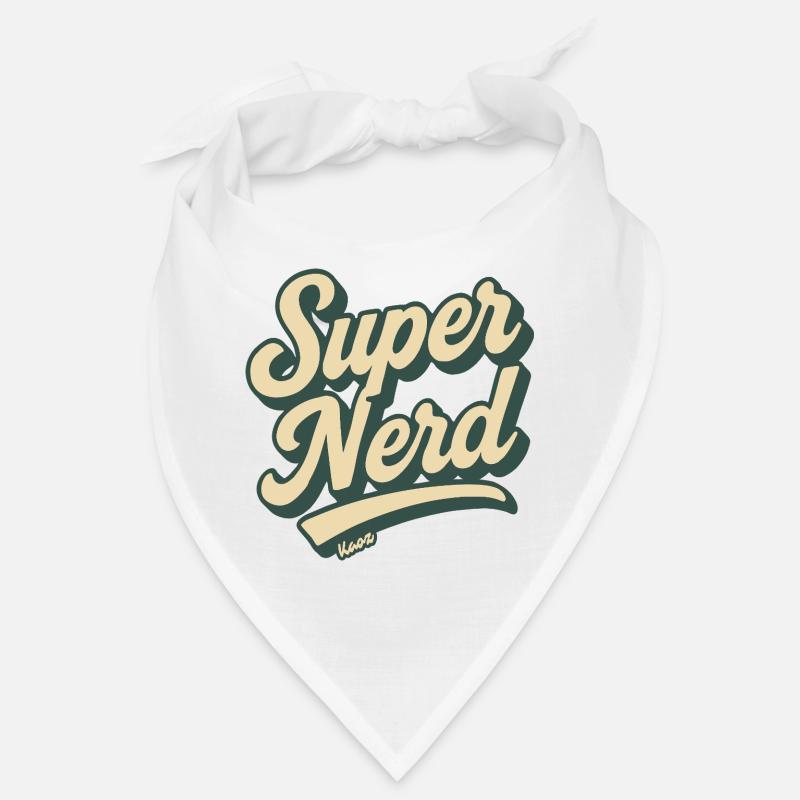 Super Nerd Retro Script Bandana