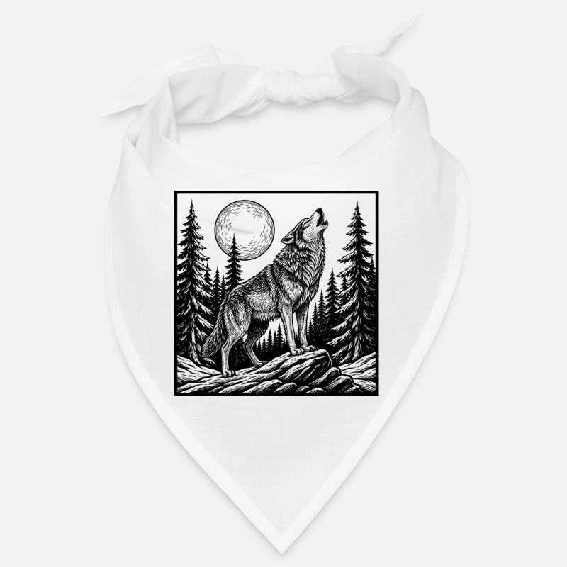 Heulender Wolf Bandana