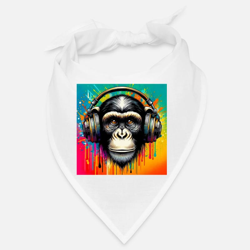 Chimpanzee Monkey Bandana