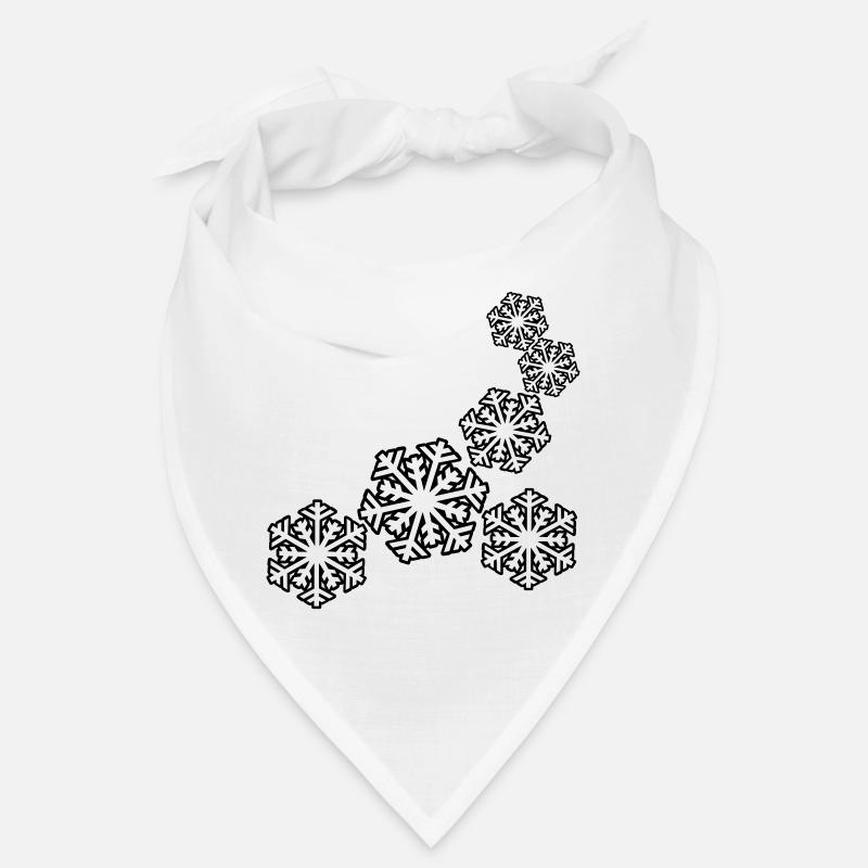 Schneeflocken Bandana