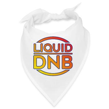 Flüssiges DNB-Neon-Logo - Bandana - Weiß - Vorne