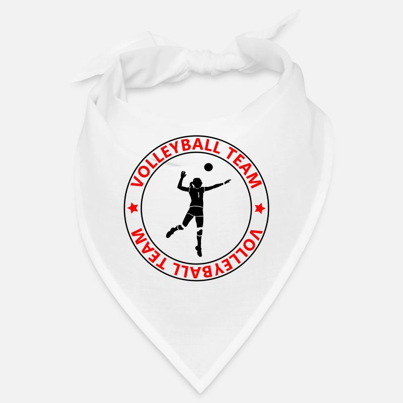 Volleyball Team Circle Emblem Bandana