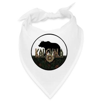 Kaleval Finnland - Bandana - Weiß - Vorne
