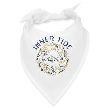 Innerer Gezeitenfluss - Bandana - Weiß - Vorne